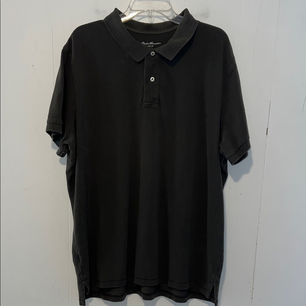 Eddie Bauer Dark Green Short Sleeve Polo Shirt - Easy Comfort 0326265